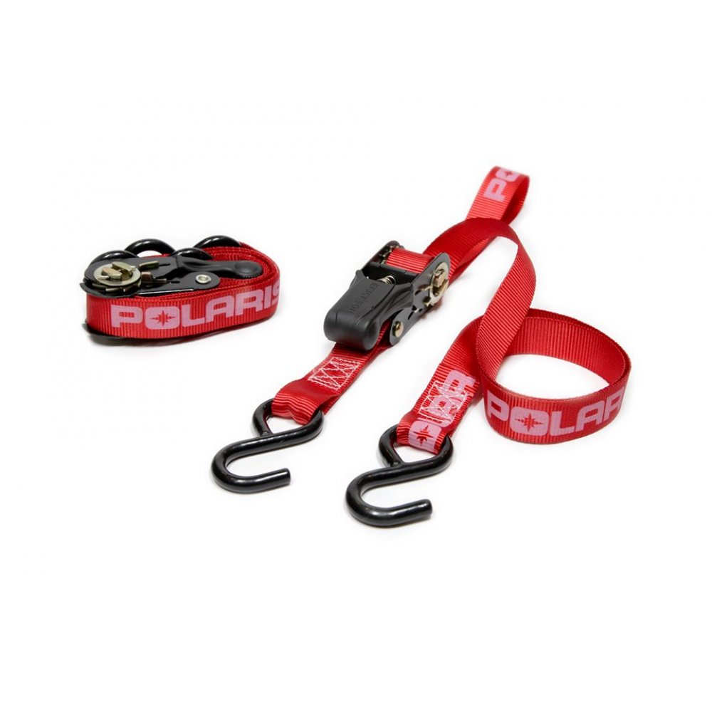 Polaris Tie-down Straps - Red 2859047-01 Polaris Tie-down Straps - Red 2859047-01